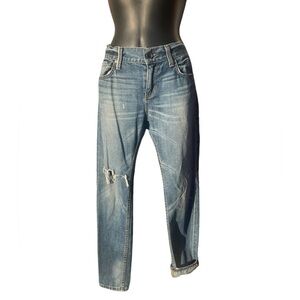 Level 99 women’s relaxed Lily straight leg denim jeans sz 26 preloved no flaws